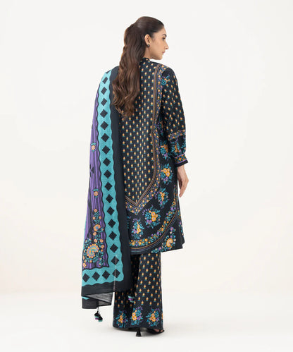 Sapphire Daily Digital Printed Lawn 3PC