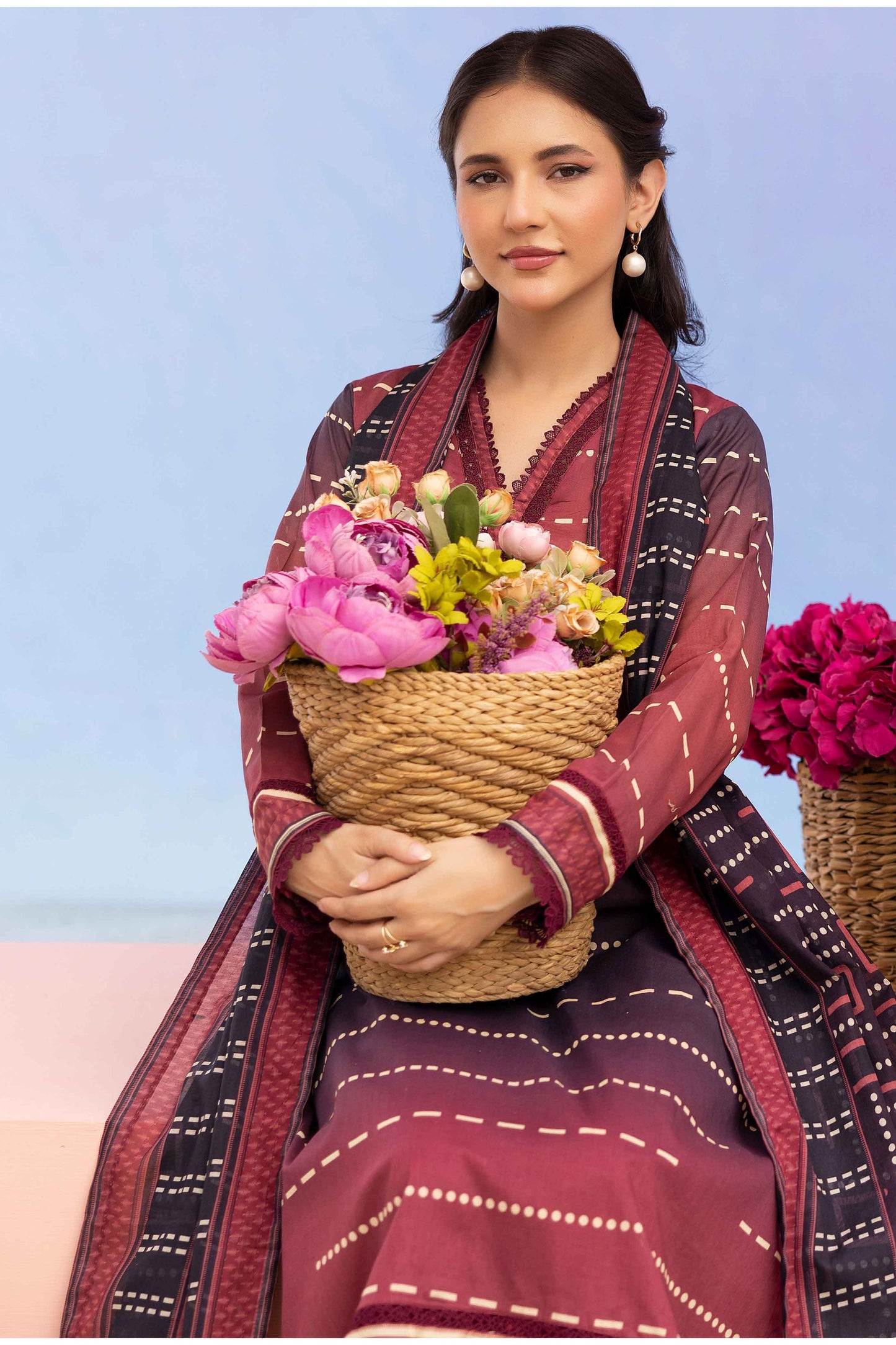 Rang Reza Digital Printed Lawn 3PC