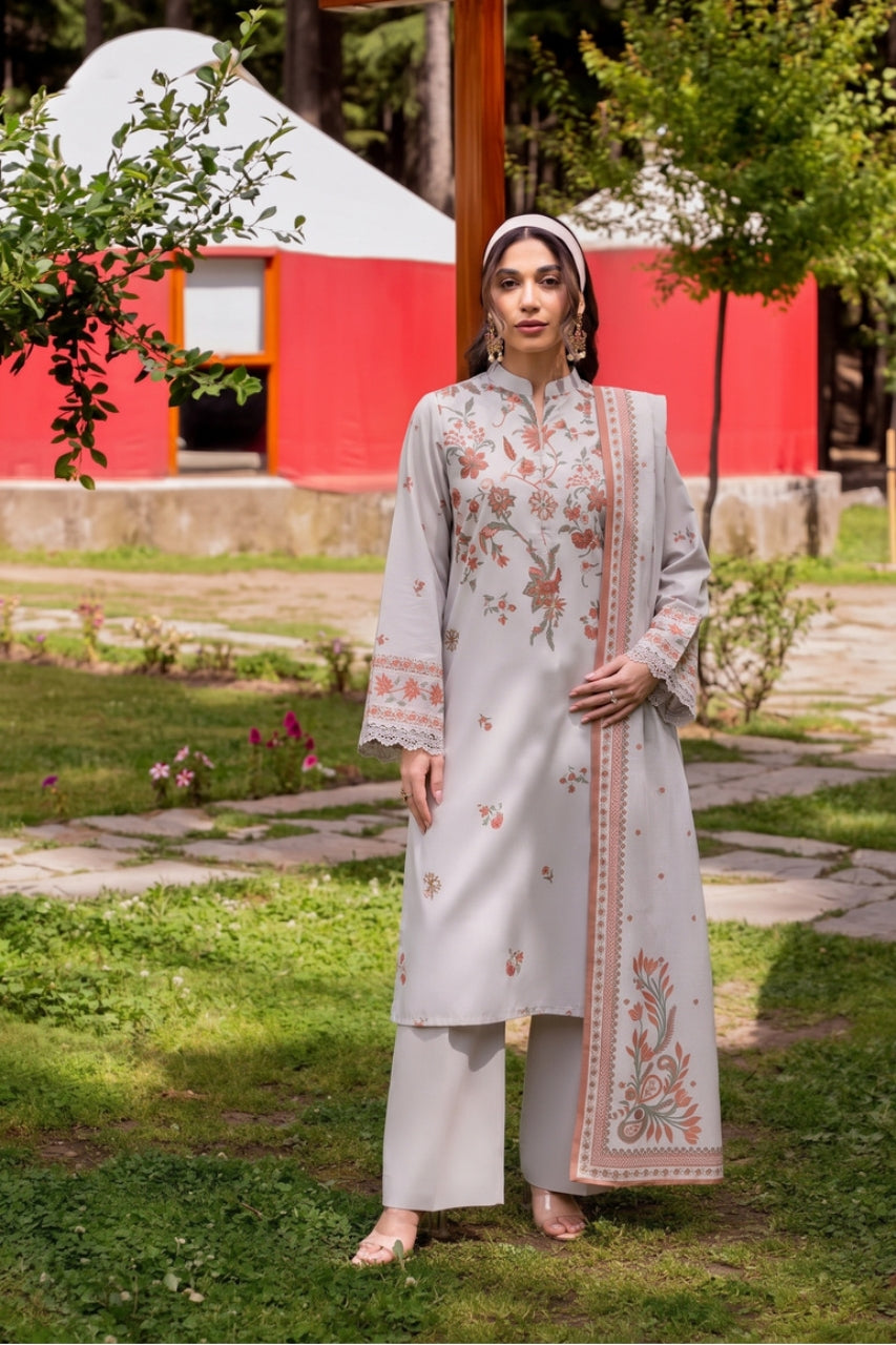 Zarish By Shanaya Digital Printed Karandi 3PC