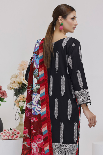 Salina Digital Printed Linen 3PC