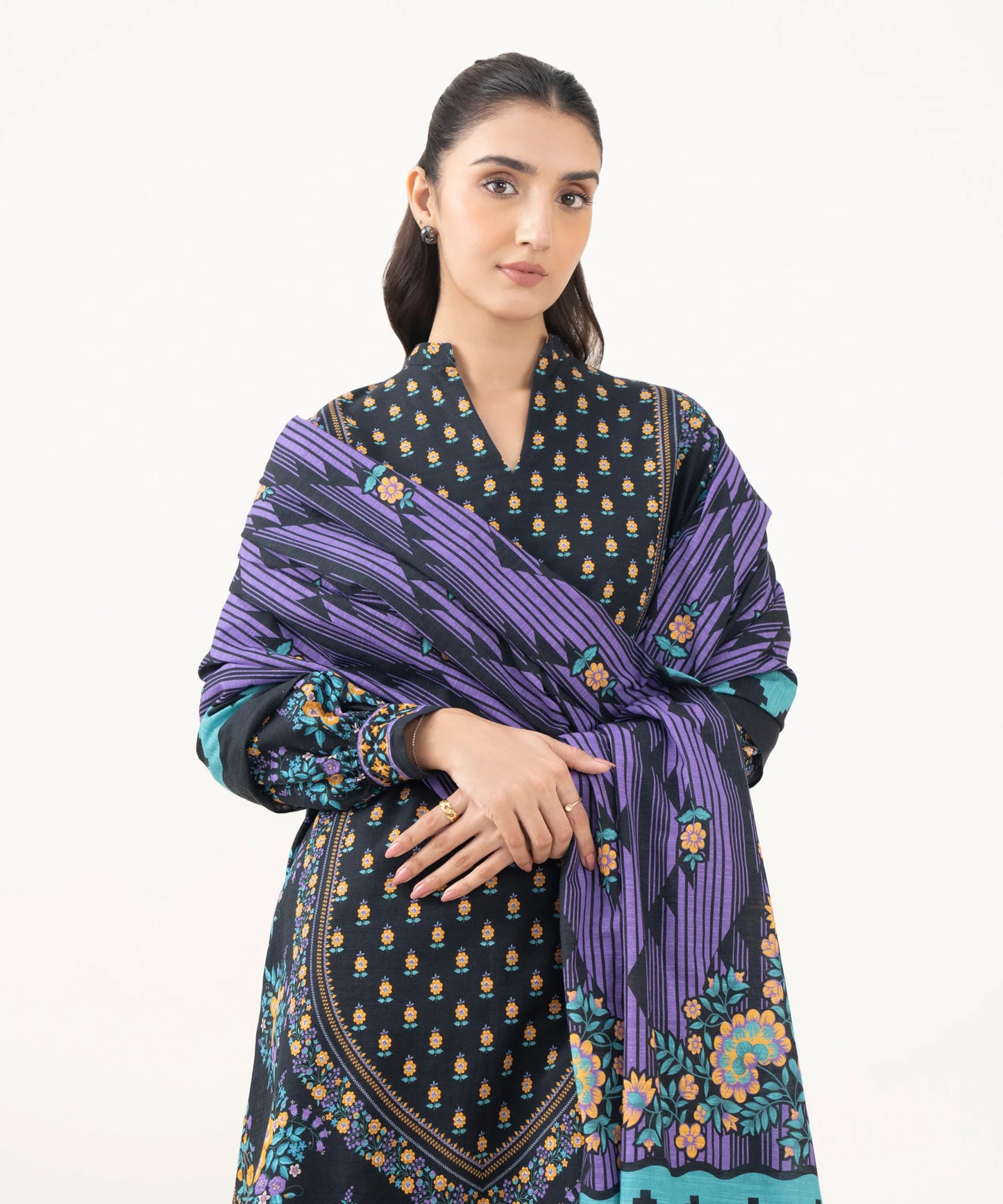 Sapphire Daily Digital Printed Lawn 3PC