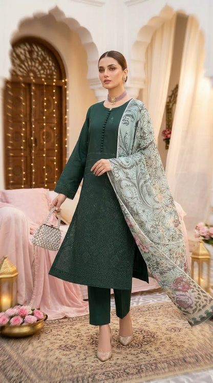 Dream Stone By Anaya Noor Full Heavy Emb Viscose 3PC