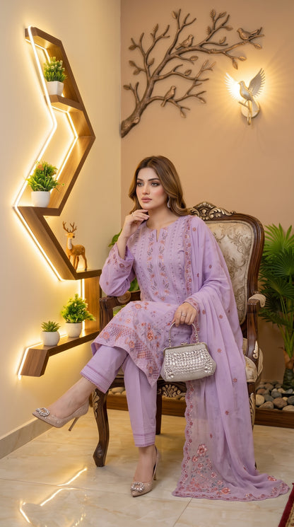Halima By Anaya Noor Premium Emb Viscose 3PC