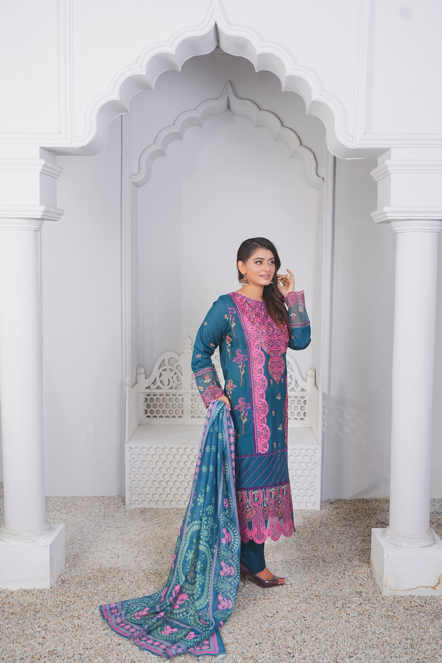 Silk & Stories Luxury Heavy Embroidered 3PC