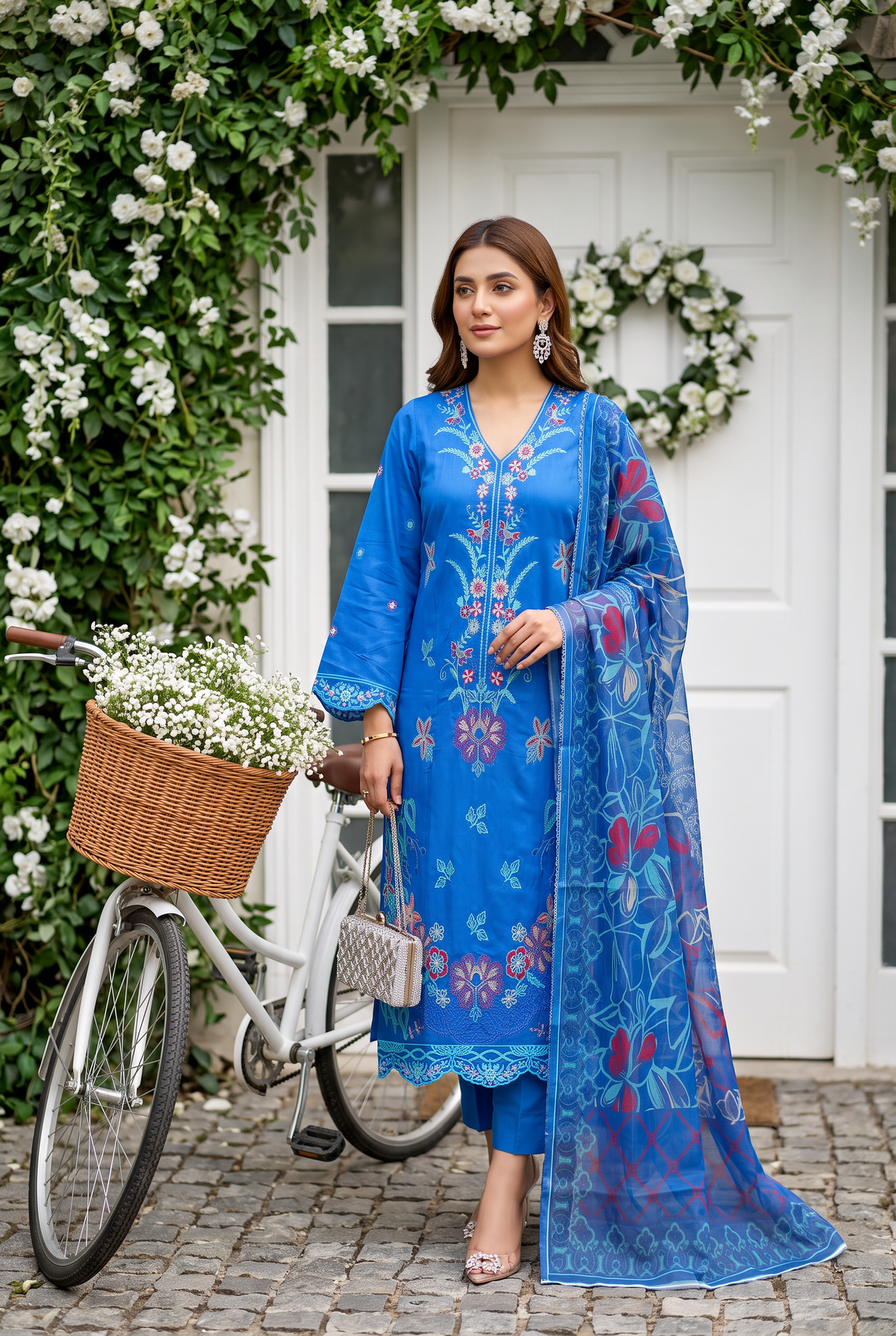 Kehkashan By Anaya Noor Fully Emb Viscose 3PC