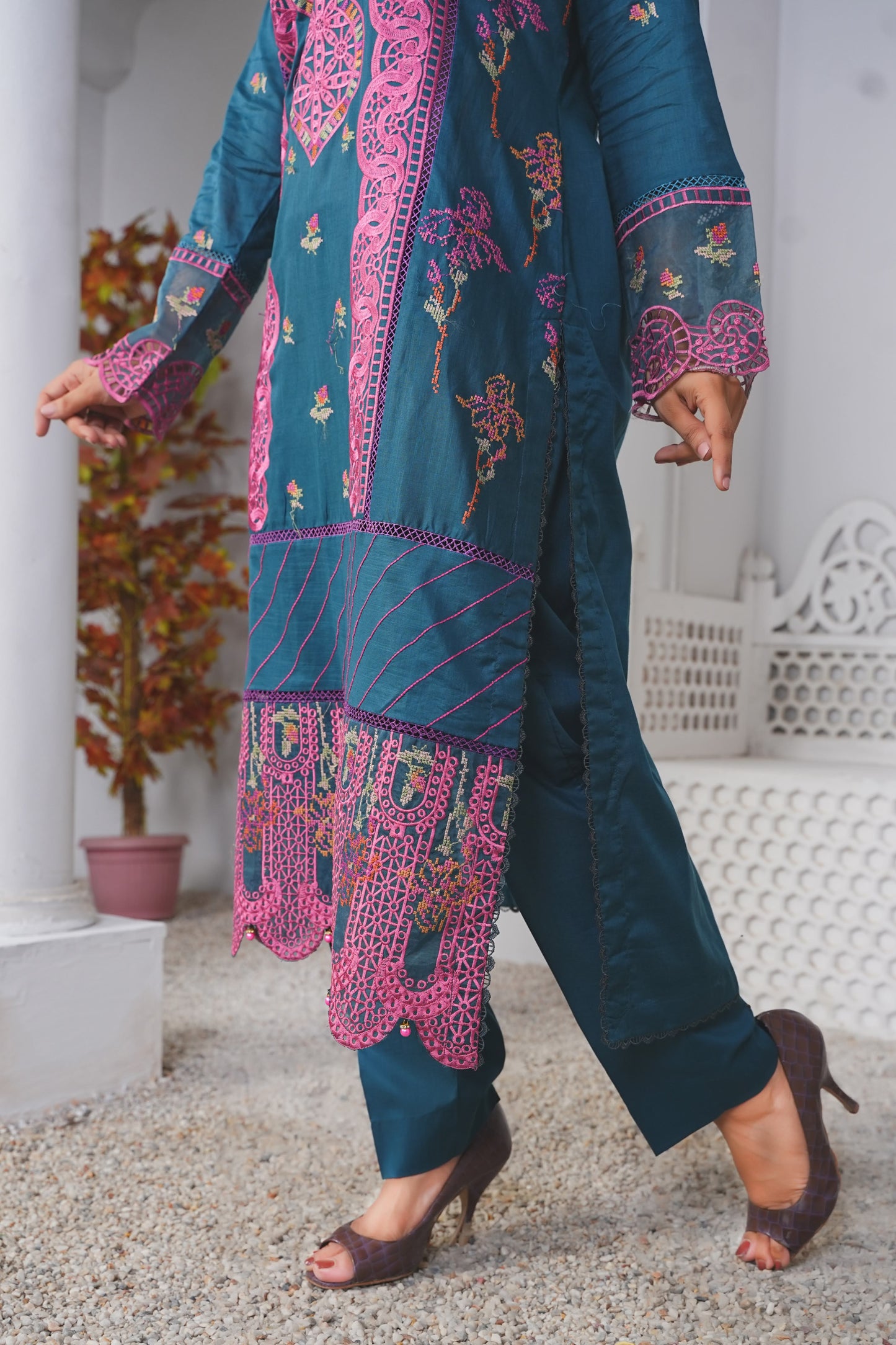 Silk & Stories Luxury Heavy Embroidered 3PC
