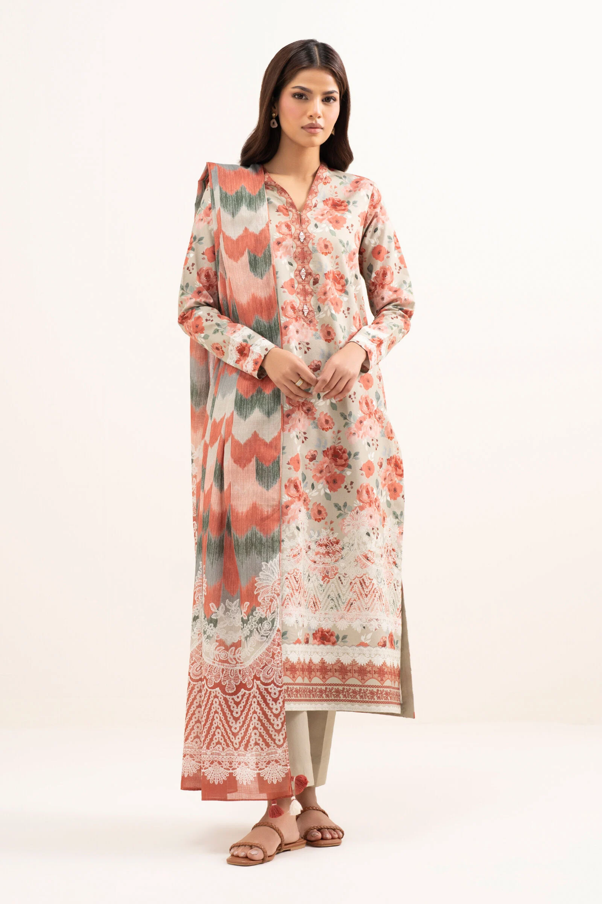 Sukoon By Sapphire Digital Printed Lawn 3PC