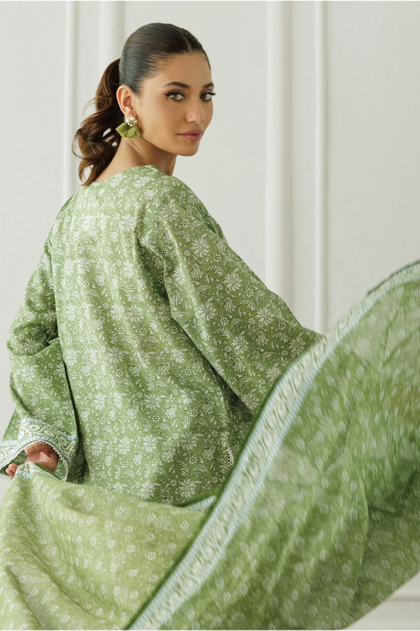 Orient Basic Printed Lawn 3PC