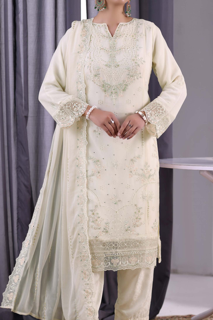 Noor Jahan | Embroidered | Chiffon