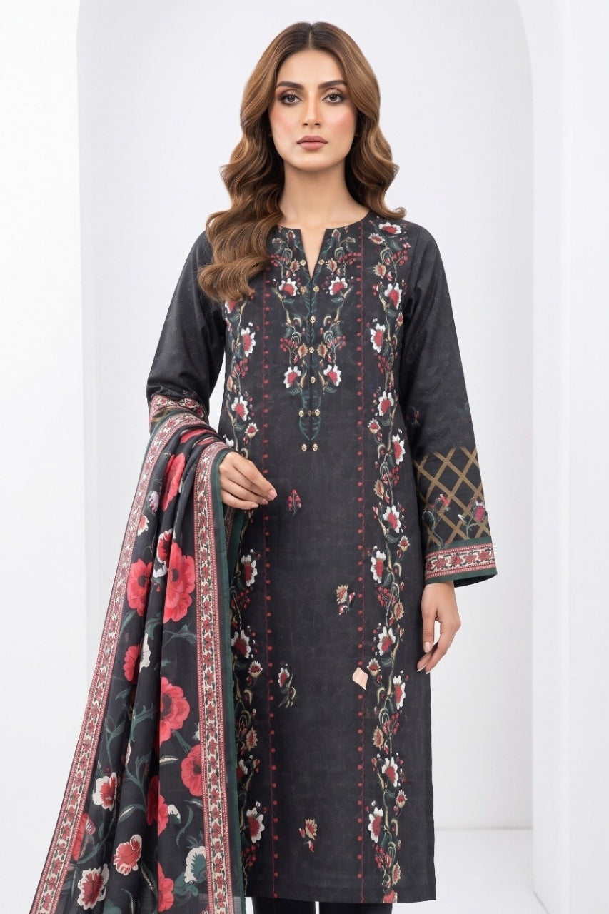 Anaya Noor Digital Printed Cotry Khaddar 3PC