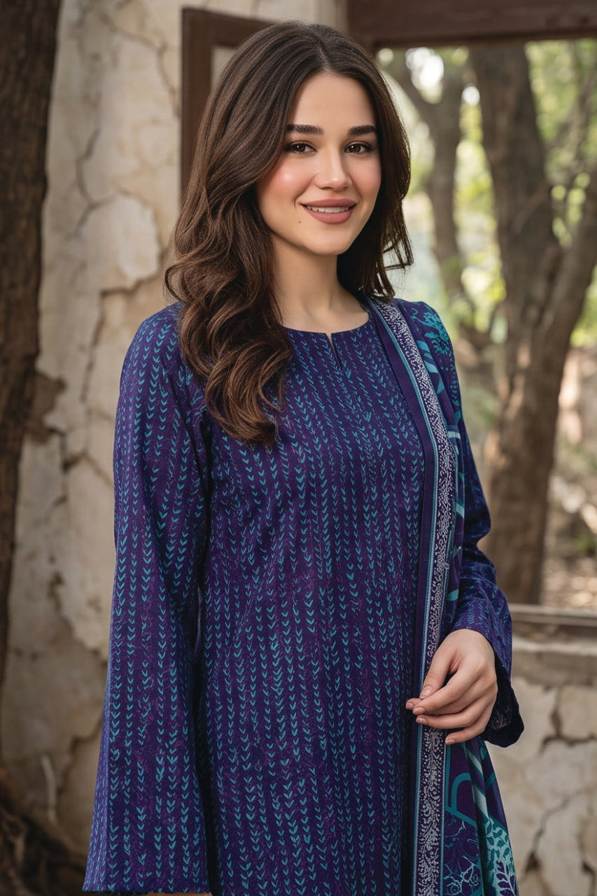 Zesh Digital Printed Khaddar 3PC