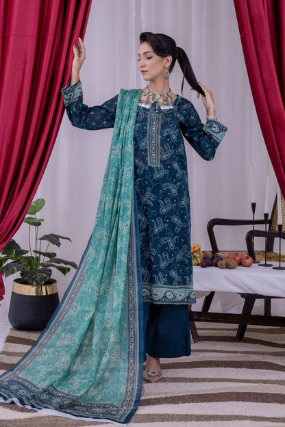 Arfa By Marooj Digital Printed Lawn 3PC