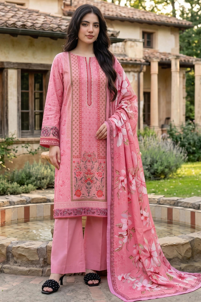 Mashaim Digital Printed Linen 3PC