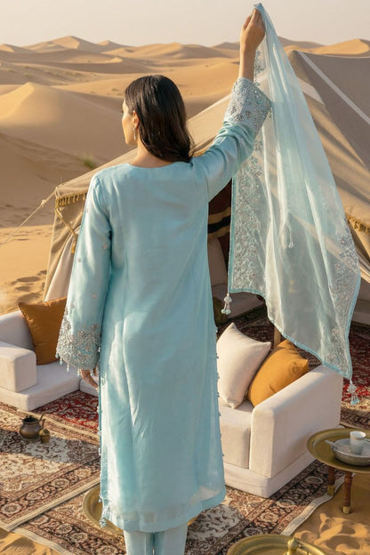 Fatima Bano | Zarqoon | Emb Organza-3PC