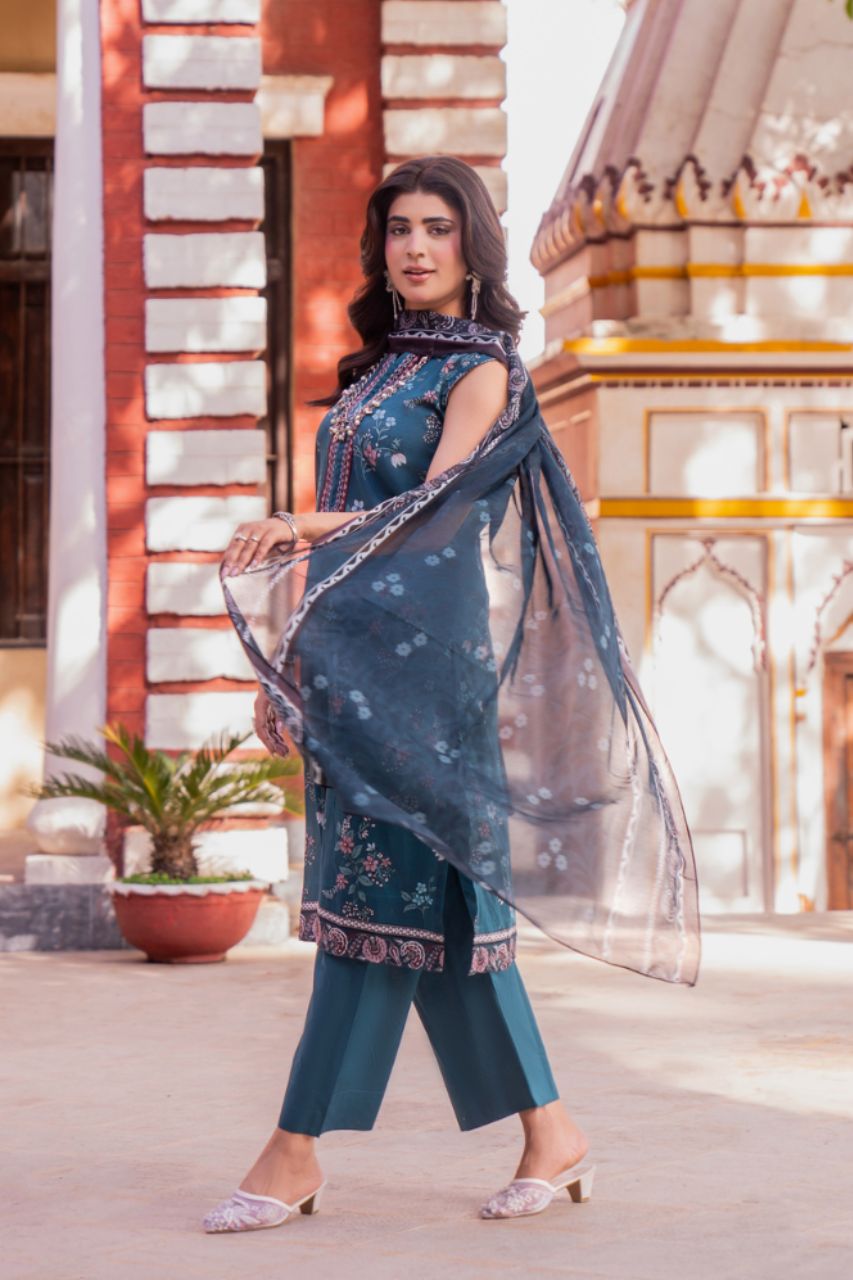 Gulkari By Shanaya Digital Printed Lawn 3PC