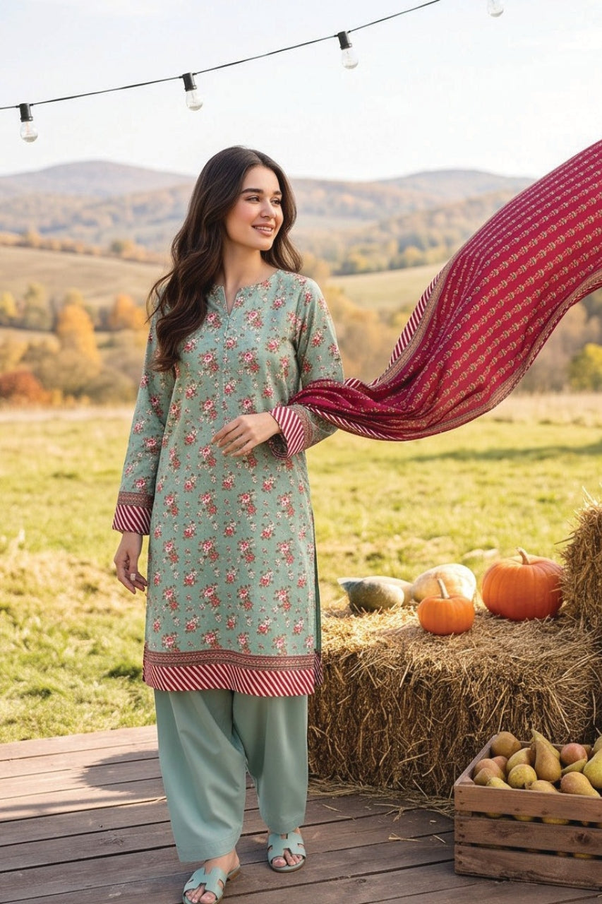 Salina By Regalia Digital Printed Khaddar 3PC