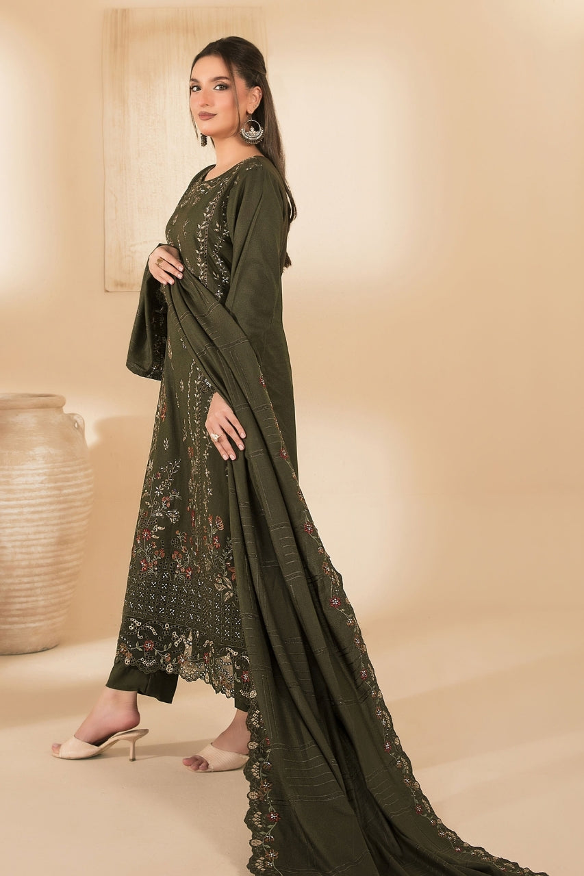 Monae By Tawakkal Luxury Embroidered Dhanak Volume 3PC