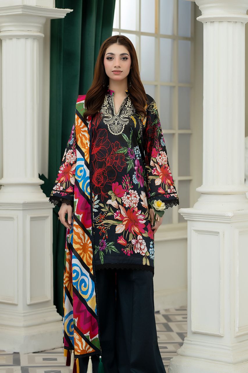 Tabasum By Paltar Premium Printed Lawn 3PC