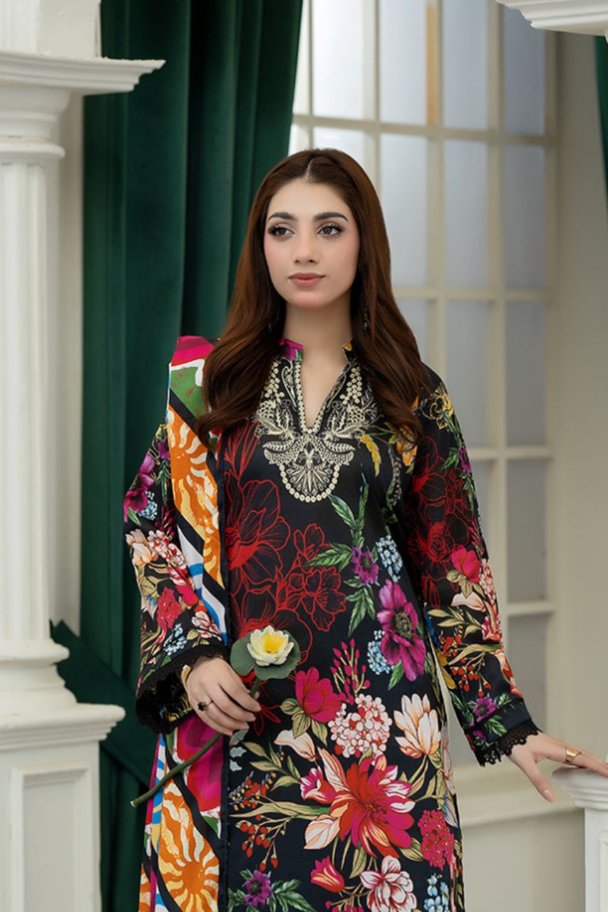 Tabasum By Paltar Premium Printed Lawn 3PC
