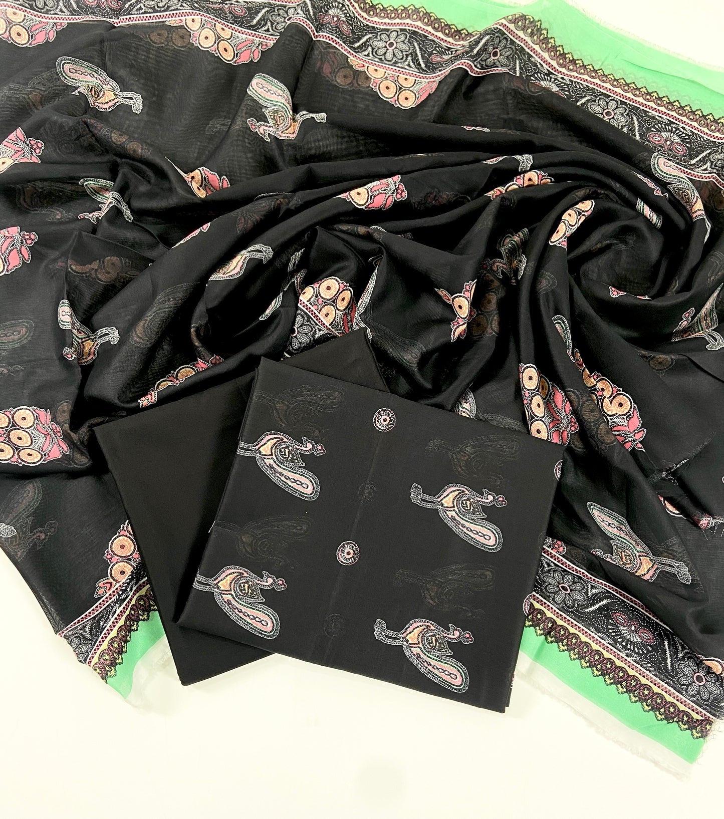 Lime Light Printed Lawn 3PC