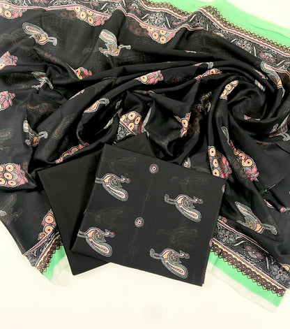 Lime Light Printed Lawn 3PC