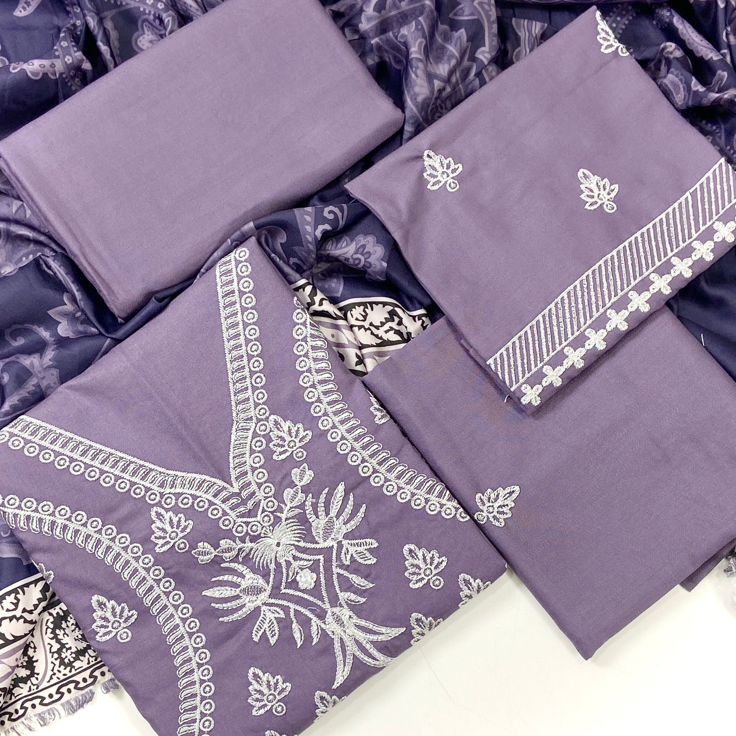 Sobia Nazir Emb Dhanak With Shawl 3-PC