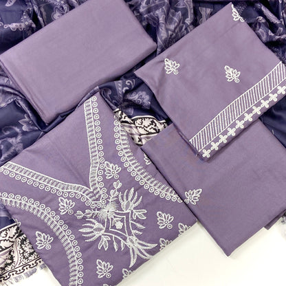 Sobia Nazir Emb Dhanak With Shawl 3-PC