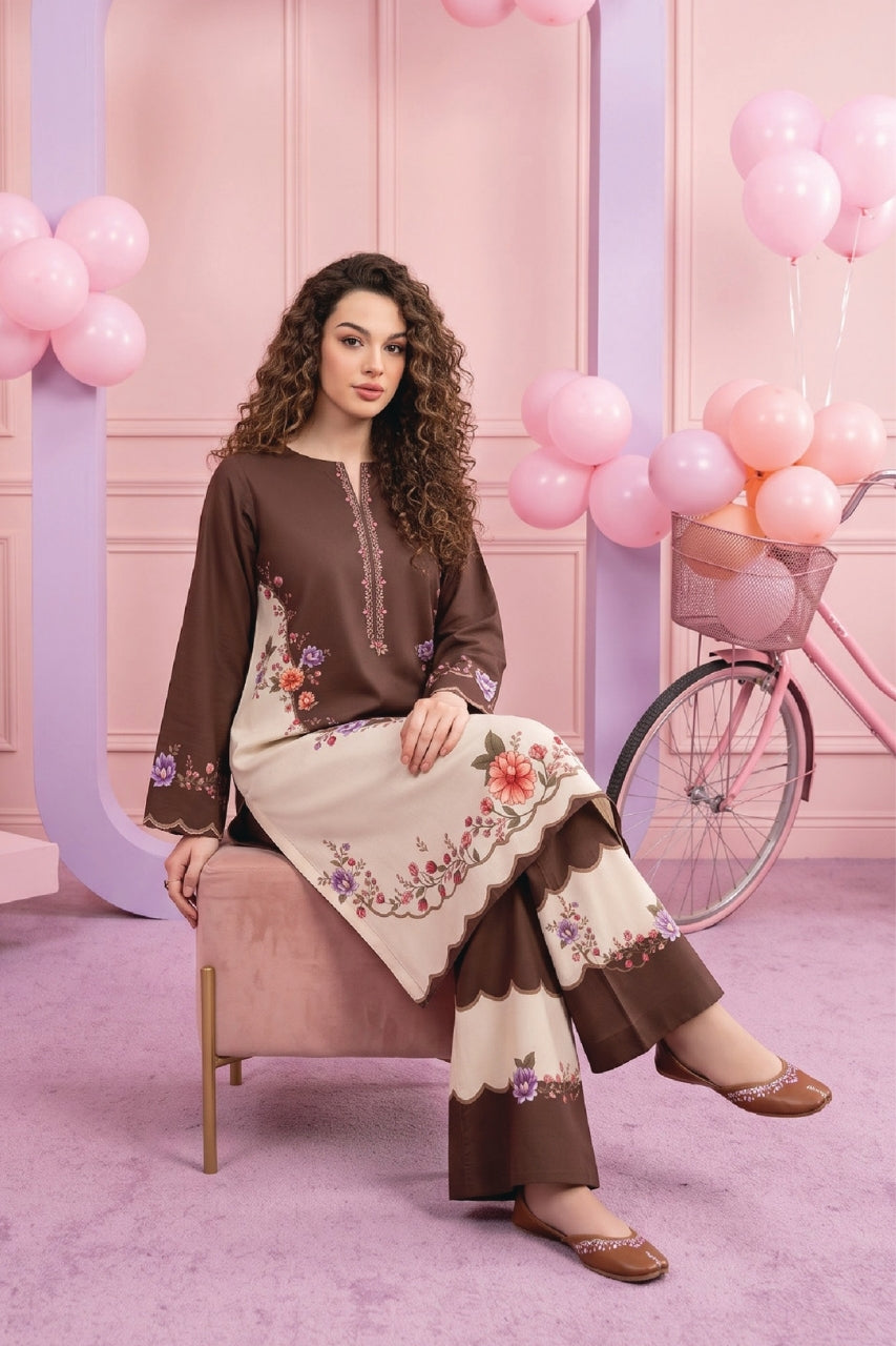 Cocoon By Regalia Digital Printed Khaddar 2PC