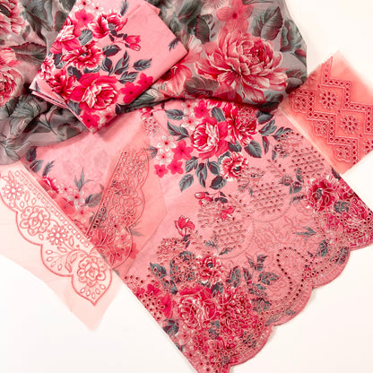 Iznik B Emb Luxury Lawn 3PC
