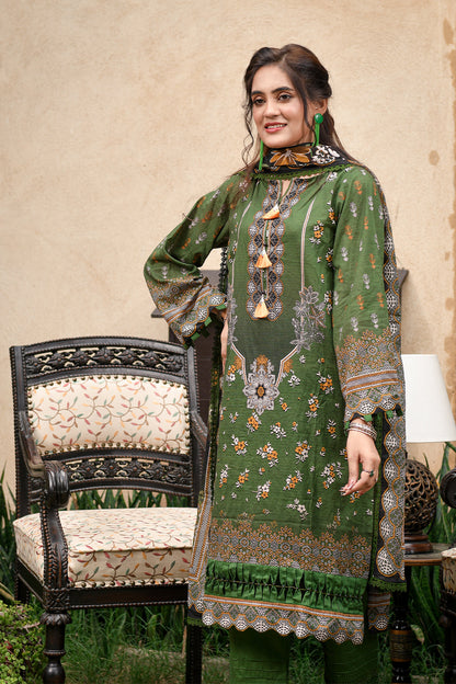 Nada By Murashe Printed Doria Lawn 3-PC