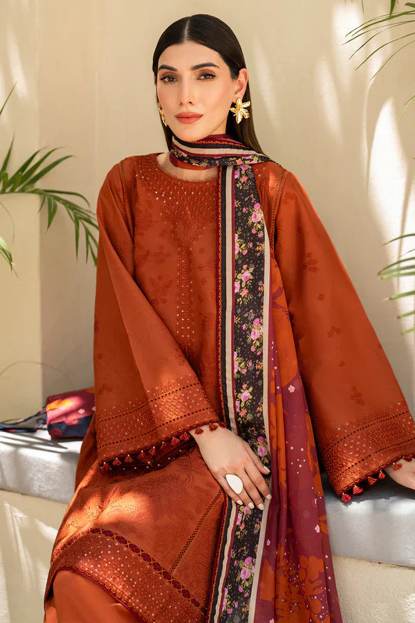 Jazmin Heavy Emb Luxury Lawn 3PC