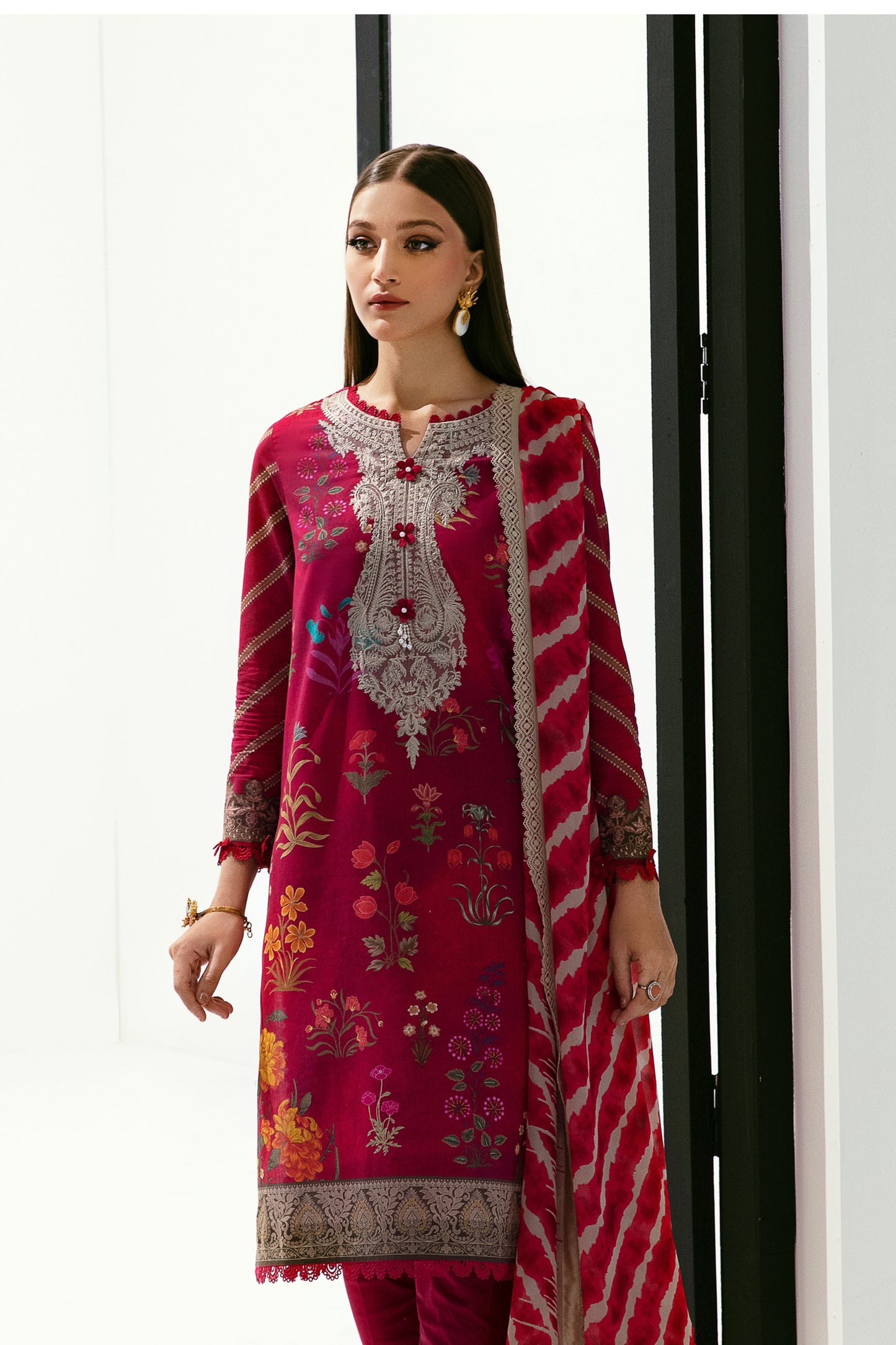 Sana Safinaz Digital Printed Lawn 3PC