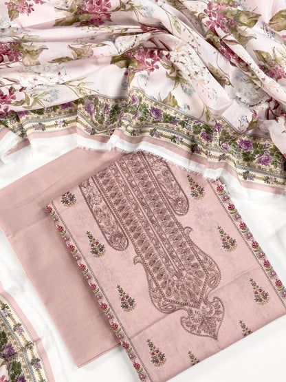Mashaim Digital Printed Lawn 3PC