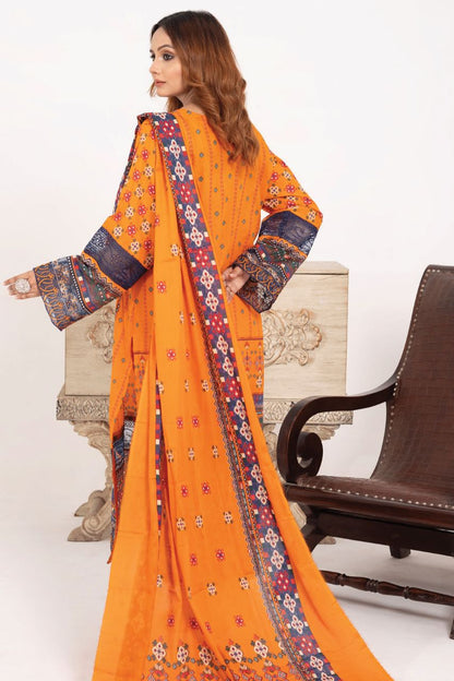 Gull-e-Noor By Anaya Noor Prints & Emb Patch Lawn 3-PC