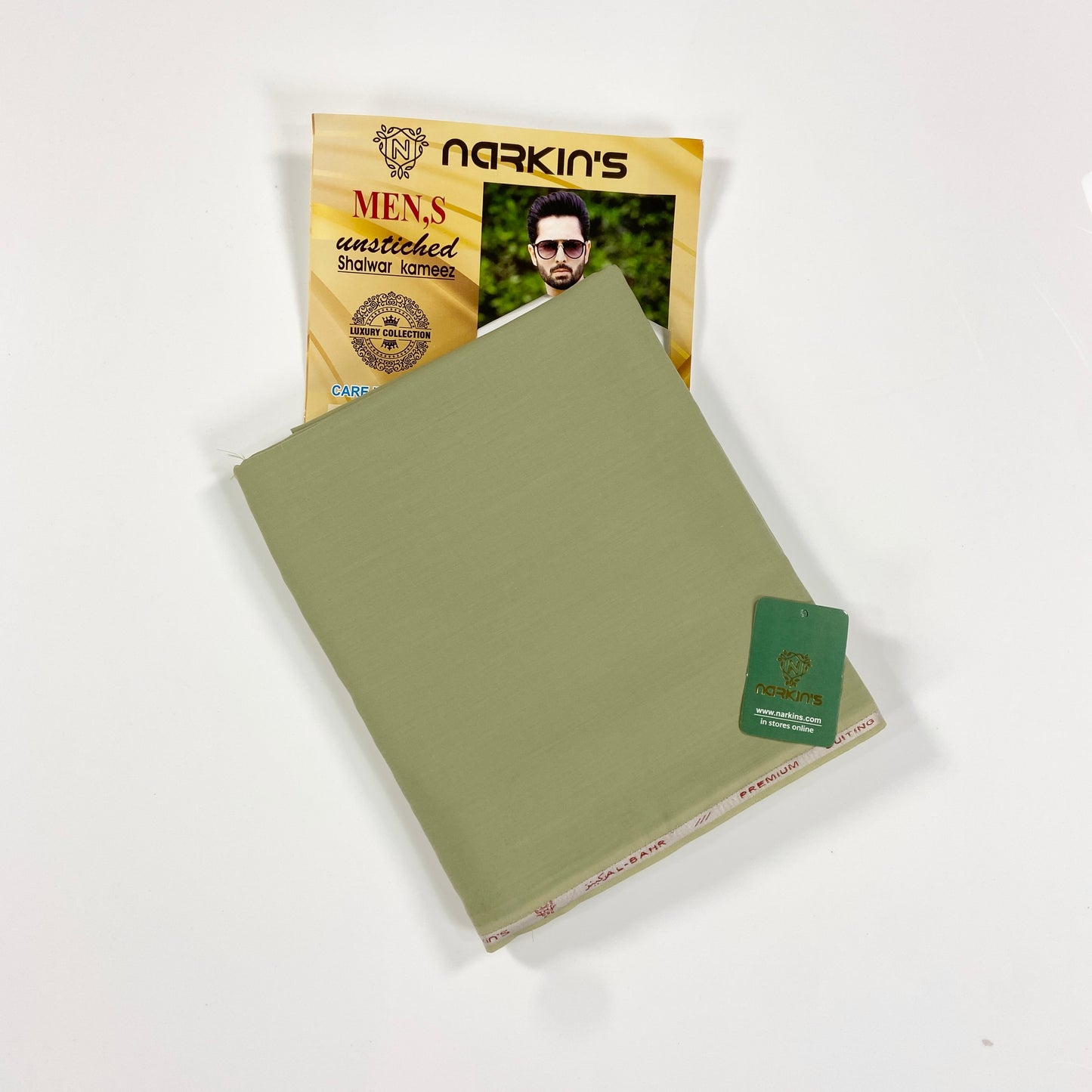 Narkins Men’s Summer Wash&Wear Suit – Unstitched