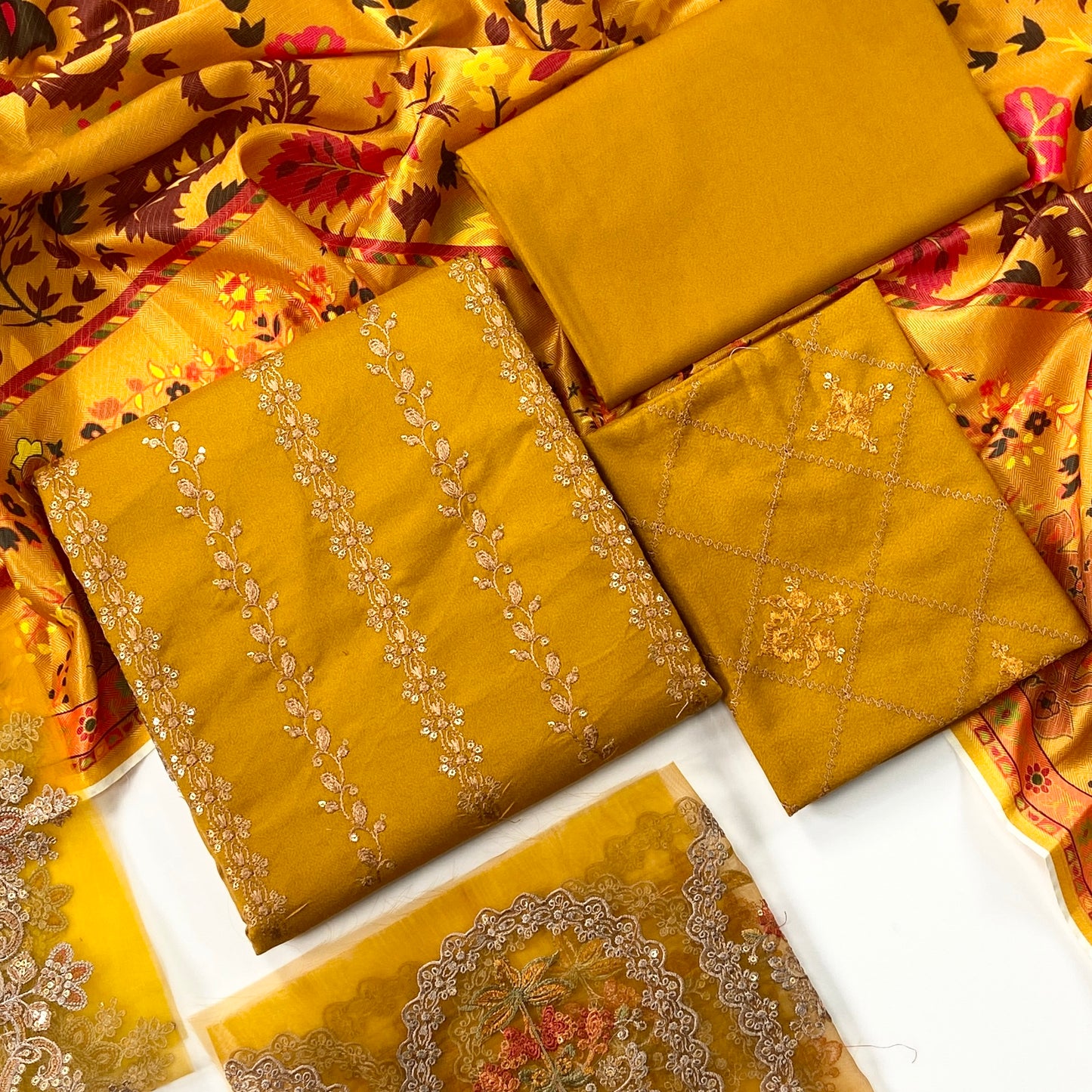 Maria B Luxury Emb Dhanak-3PC