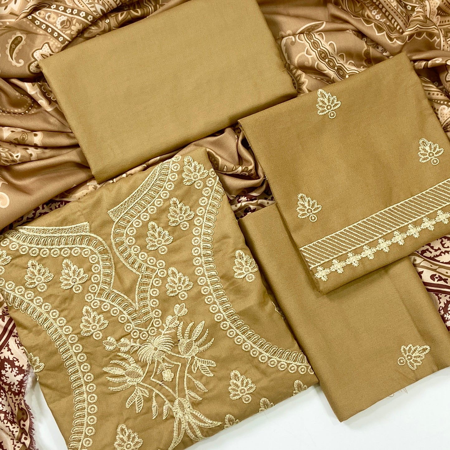 Sobia Nazir Emb Dhanak With Shawl 3-PC
