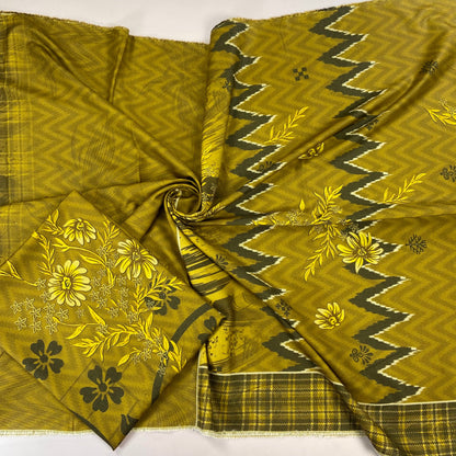 Digital Printed Wool Dhanak-Shirt