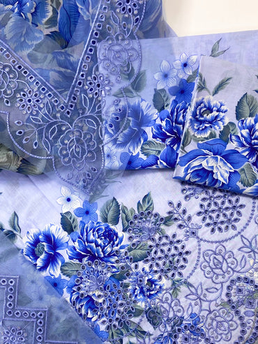 Iznik B Emb Luxury Lawn 3PC