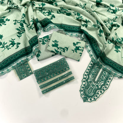 Aneelas Embroidered Khaddar 3PC