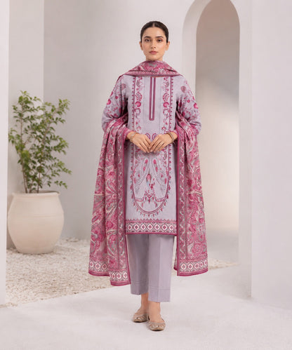Anaya Digital Printed Linen 3PC