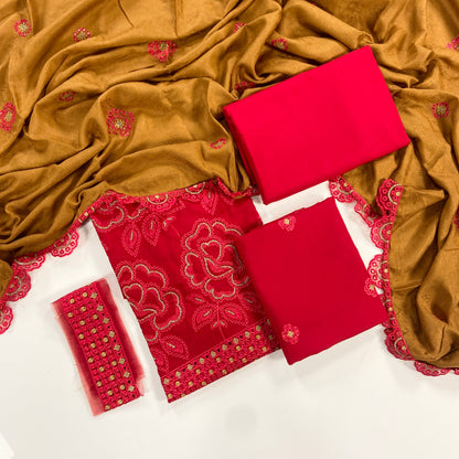 Maria B Luxury Embroidered Dhanak 3PC