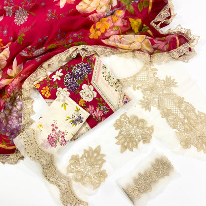 Maria B Emb Luxury Lawn 3PC