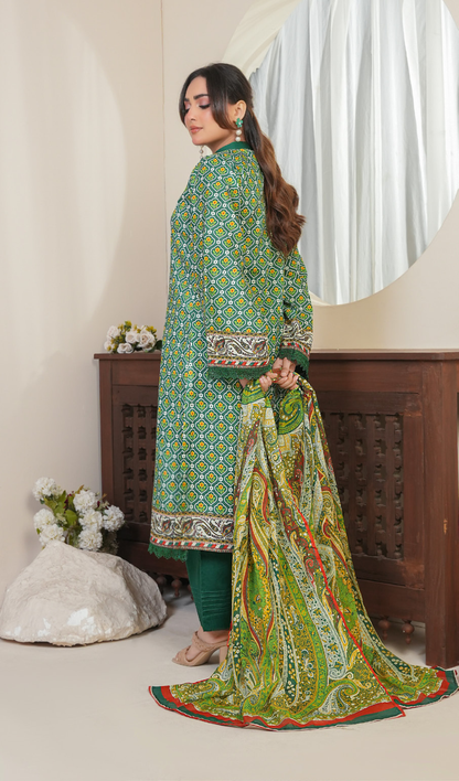 Madham By Lala Digital Printed Lawn 3PC