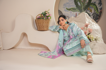 Madham By Lala Digital Printed Lawn 3PC