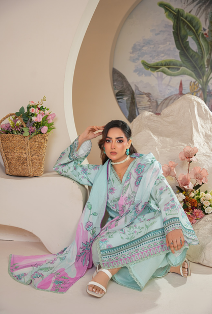Madham By Lala Digital Printed Lawn 3PC
