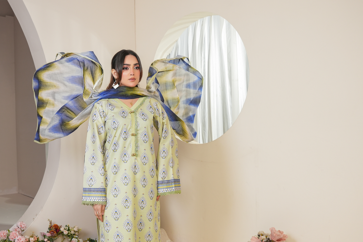 Madham By Lala Digital Printed Lawn 3PC