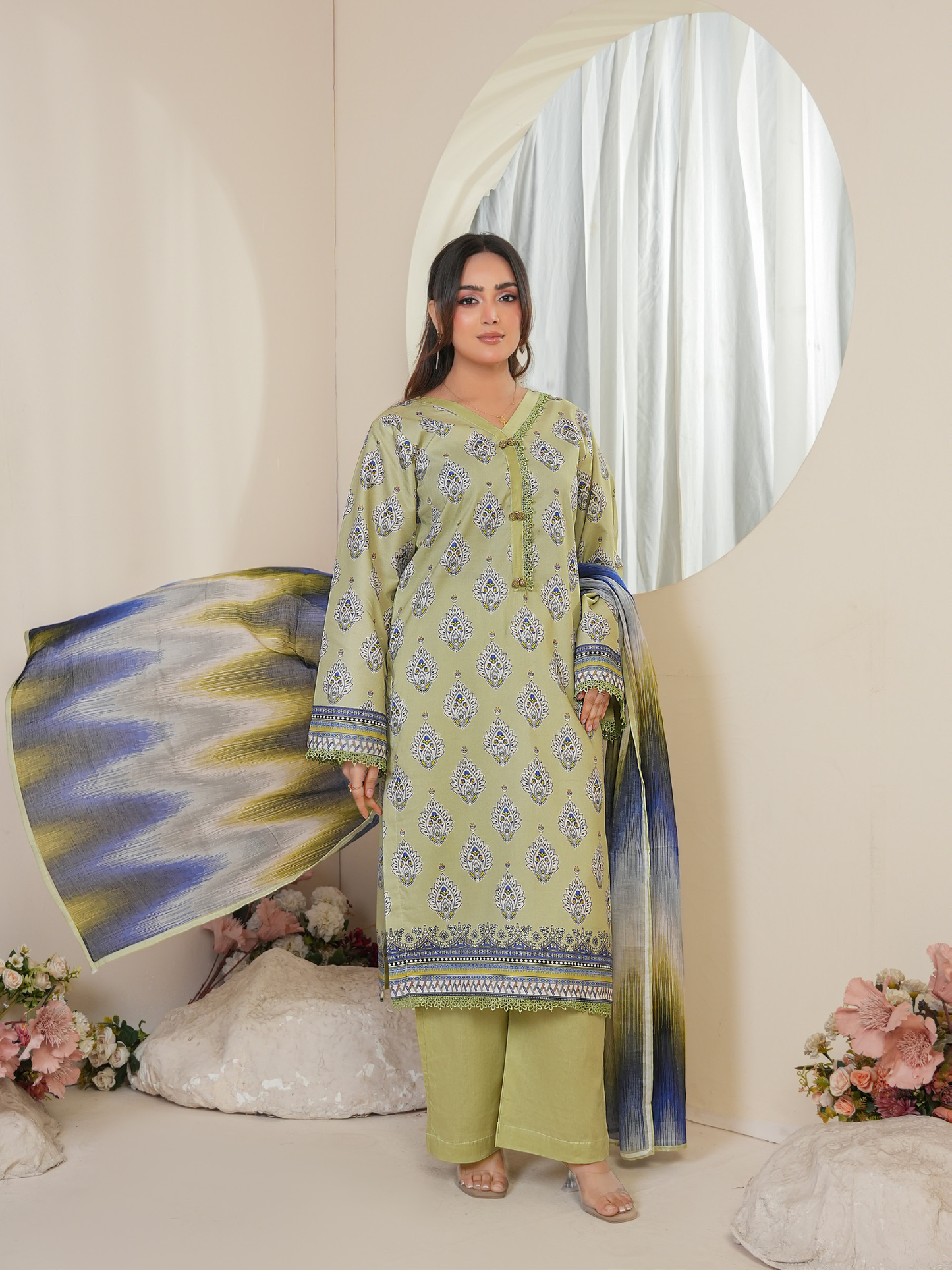 Madham By Lala Digital Printed Lawn 3PC