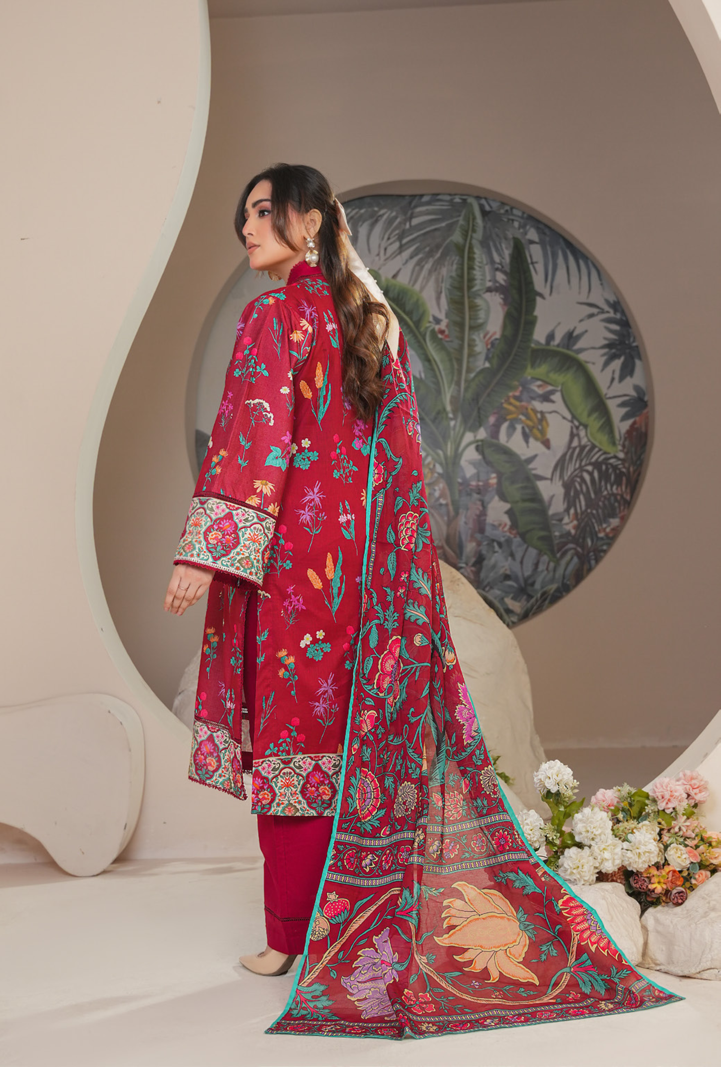 Madham By Lala Digital Printed Lawn 3PC