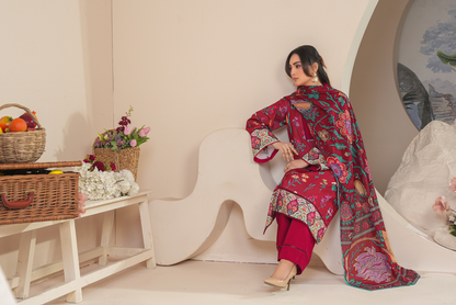 Madham By Lala Digital Printed Lawn 3PC